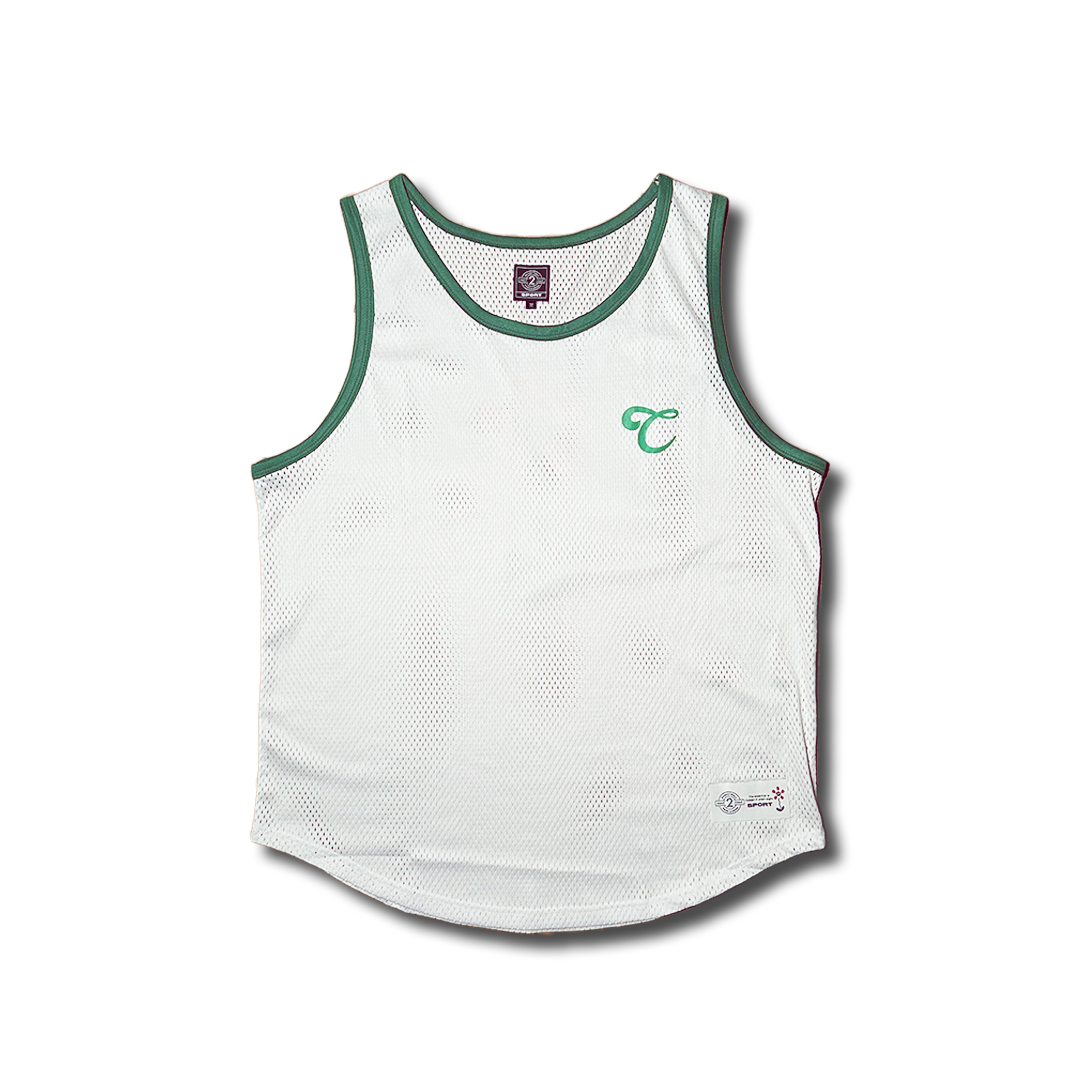 Ribbed Mesh Tank Top