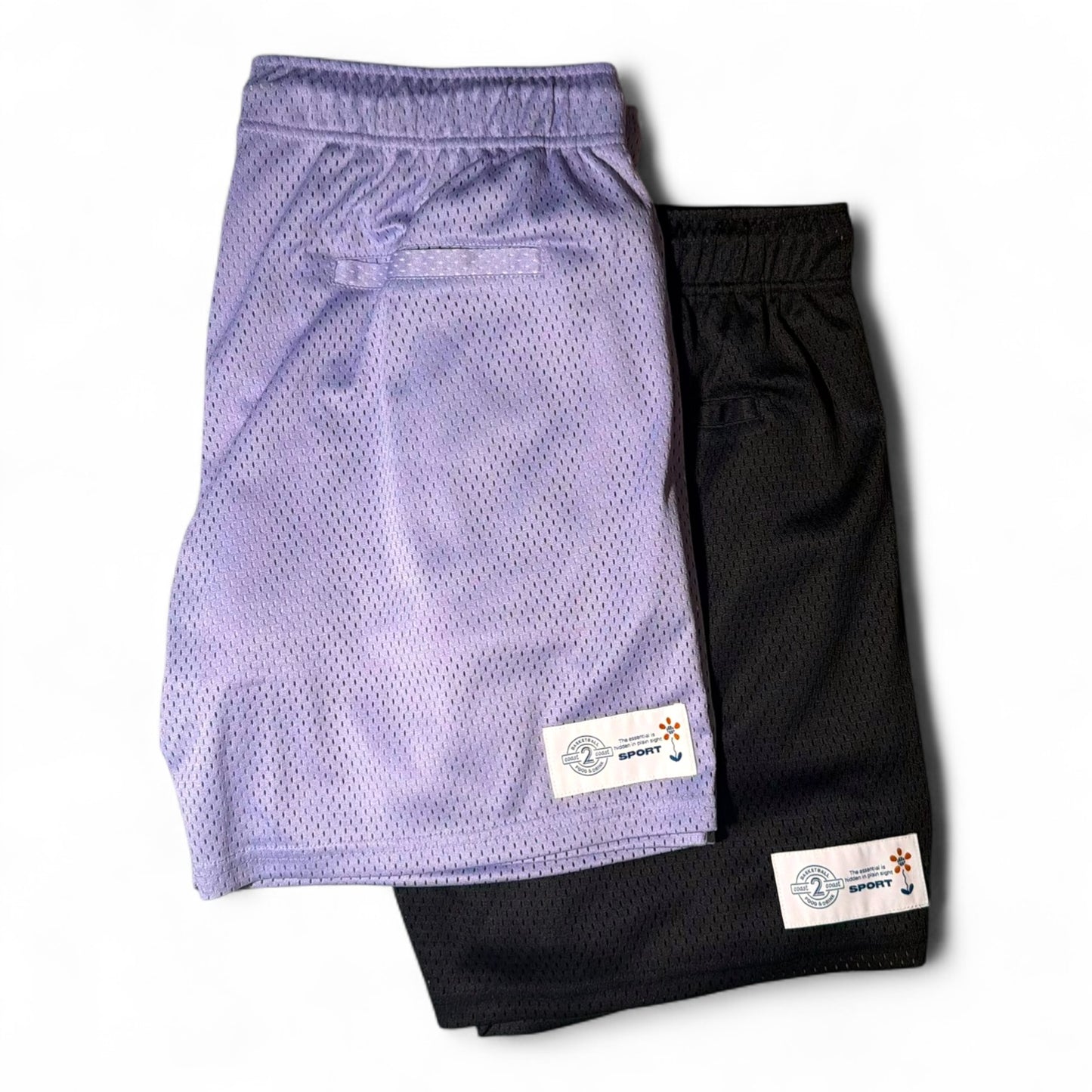Basic Mesh Shorts Lavender