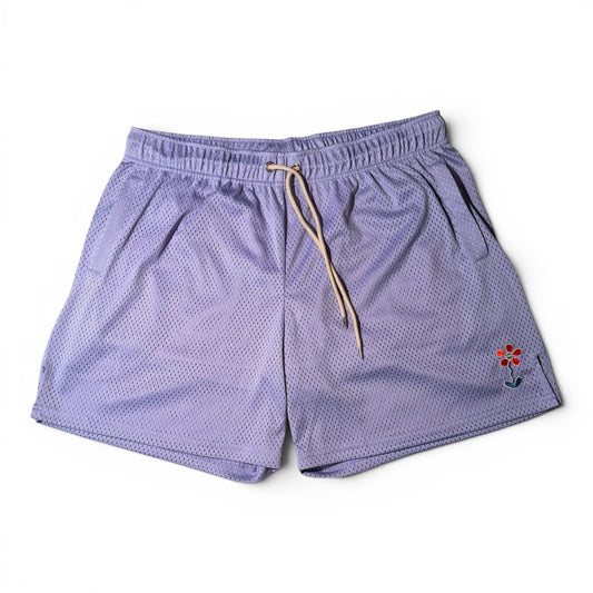Basic Mesh Shorts Lavender