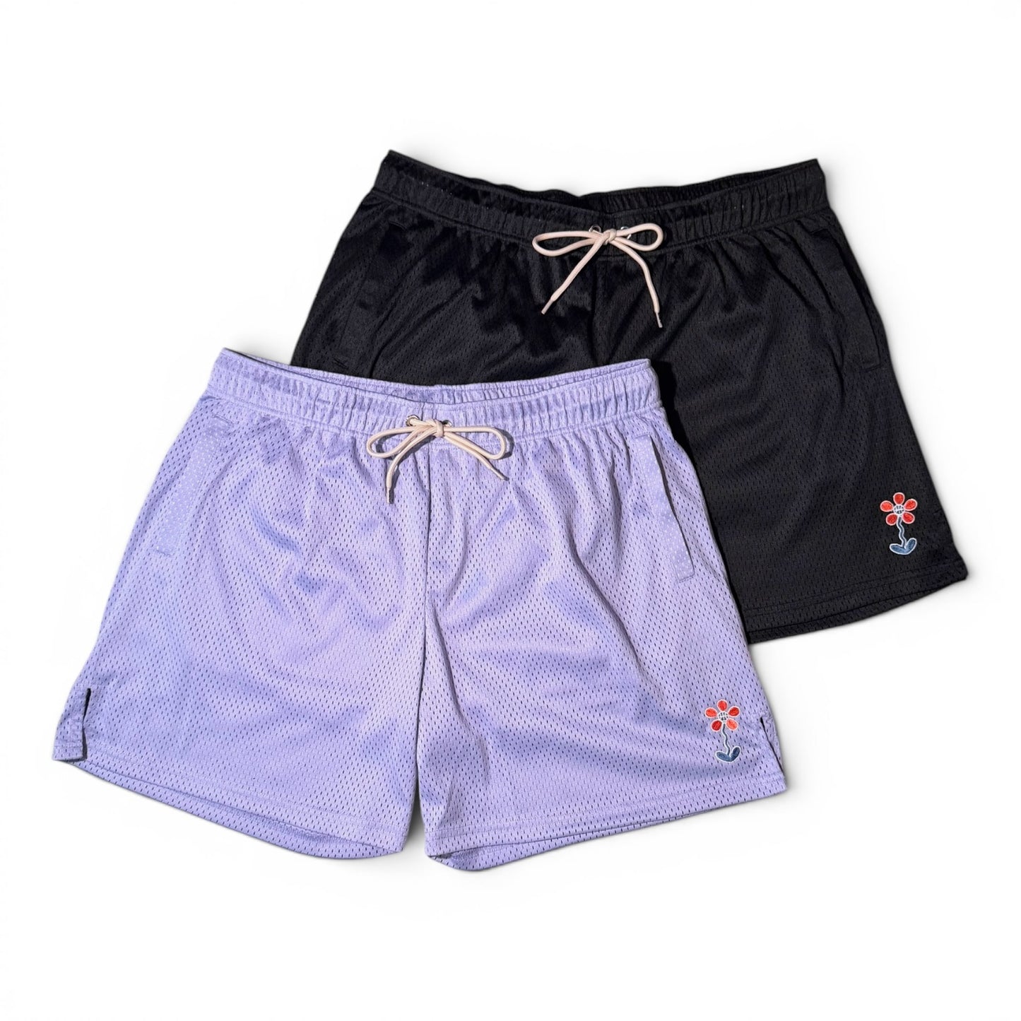 Basic Mesh Shorts Lavender