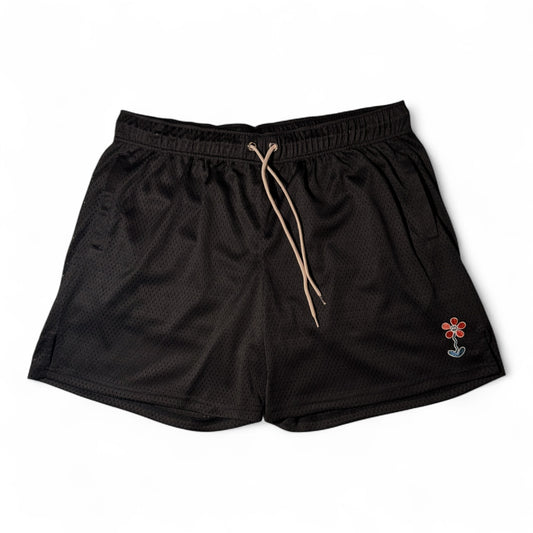Basic Mesh Shorts Black