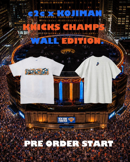 KNICKS CHAMPS Wall Tee feat. KOJIMAN (Cotton)